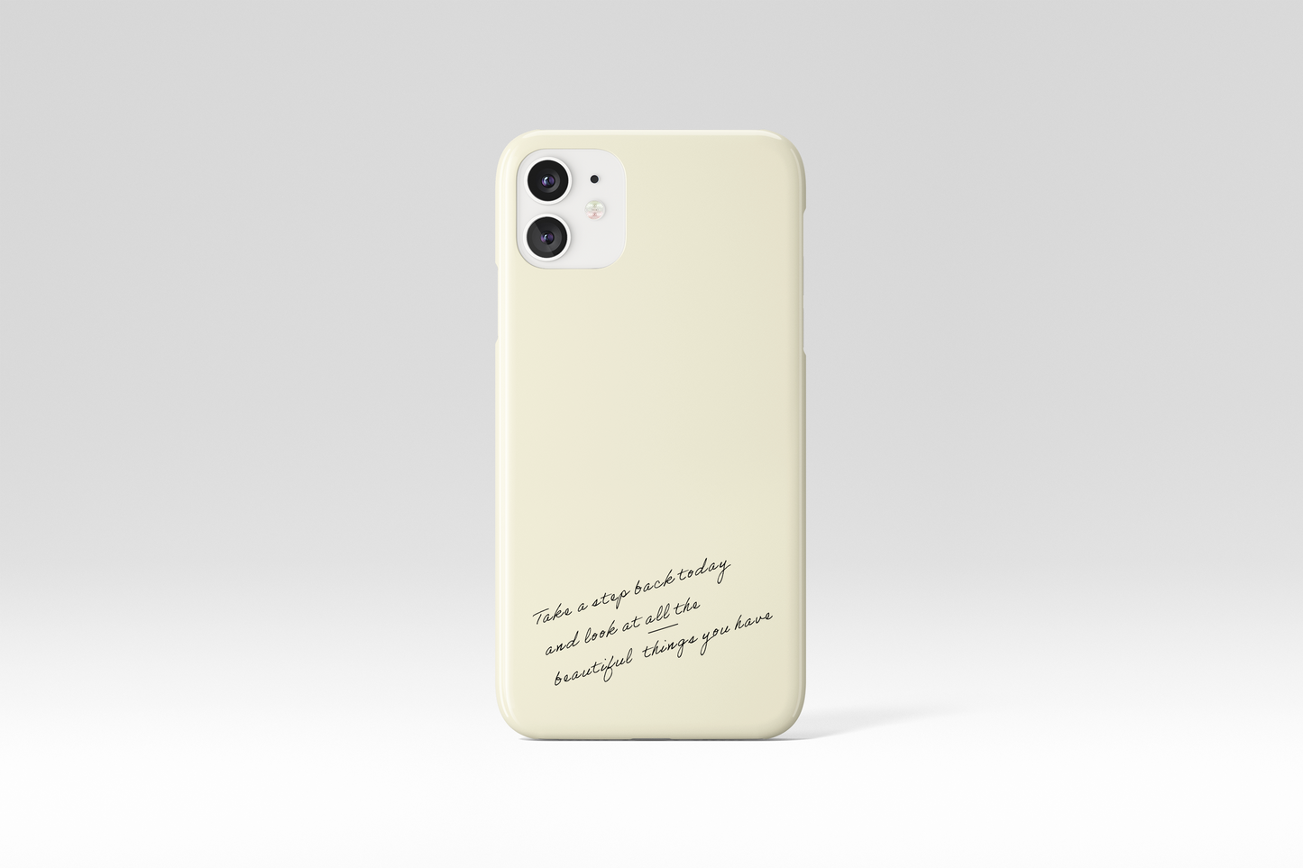 Take a step back Case